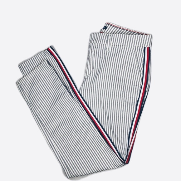 Tommy Hilfiger Pants - Tommy Hilfiger Striped Jeans with Side Stripe Sz 8